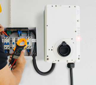 EV charger installation by Vitality Electrical